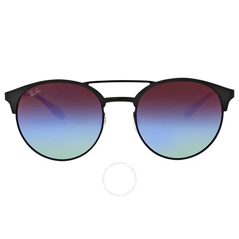 ray ban gradient lens round sunglasses